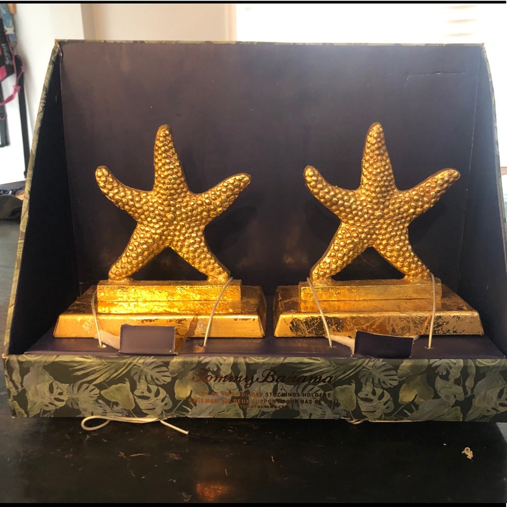 NWT Starfish Tommy Bahama Set Stocking Holders